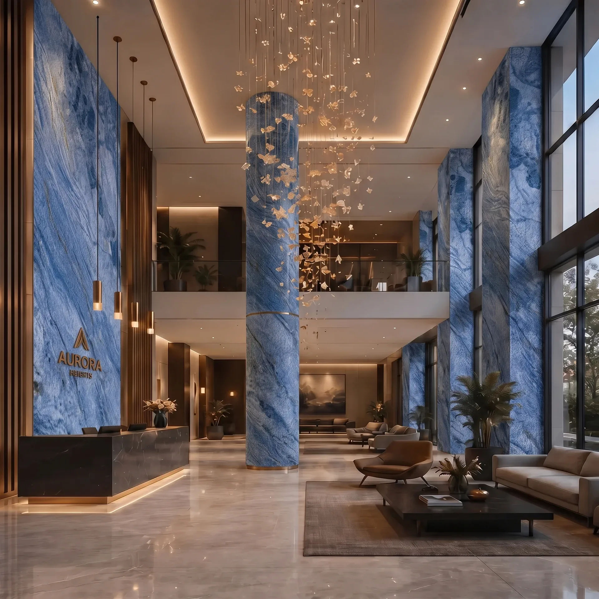 Blue Quartzite Accent